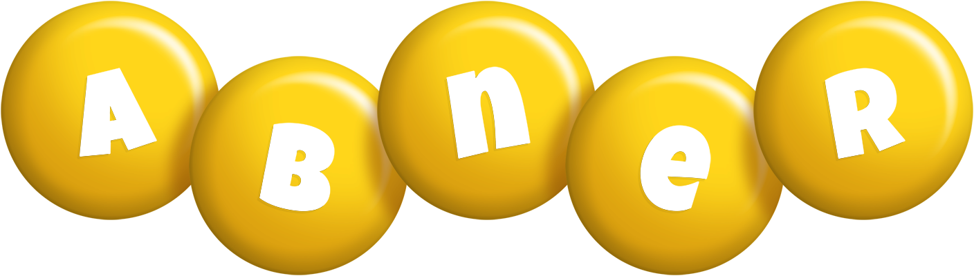 Abner candy-yellow logo