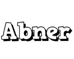 Abner snowing logo