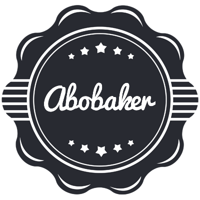 Abobaker badge logo