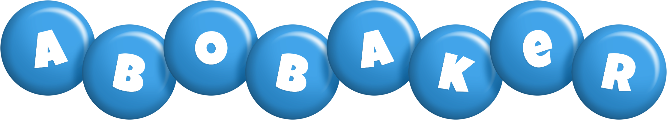 Abobaker candy-blue logo