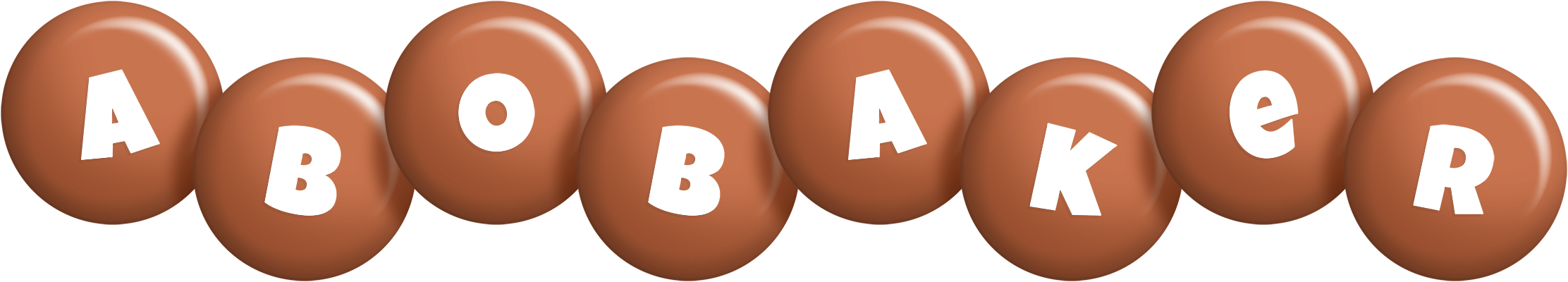Abobaker candy-brown logo