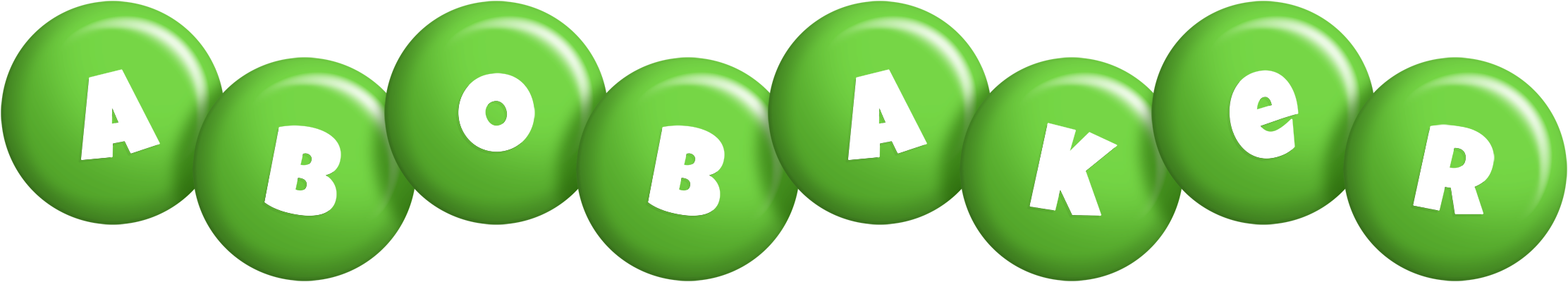 Abobaker candy-green logo