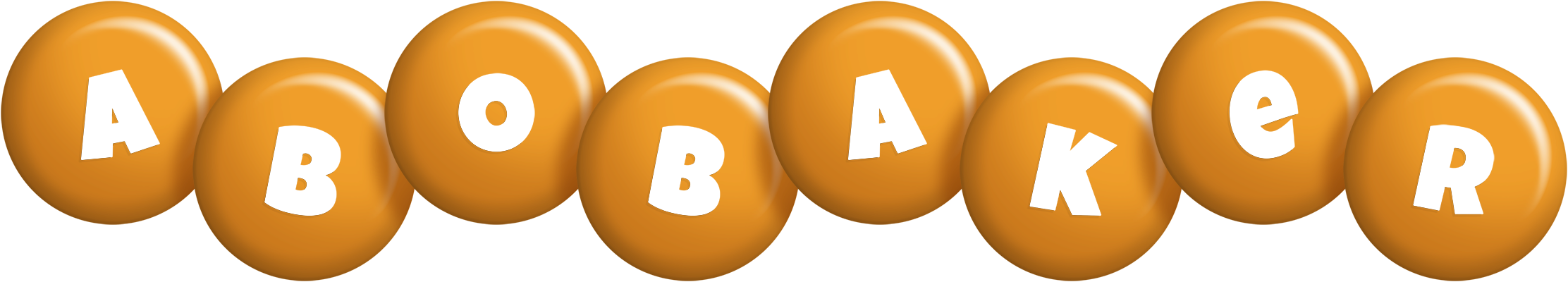 Abobaker candy-orange logo