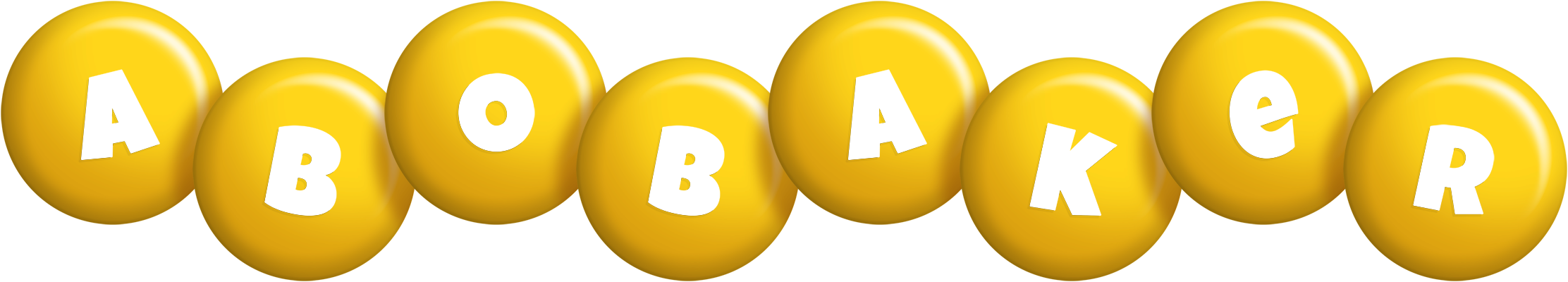 Abobaker candy-yellow logo