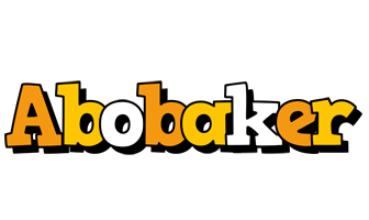Abobaker cartoon logo