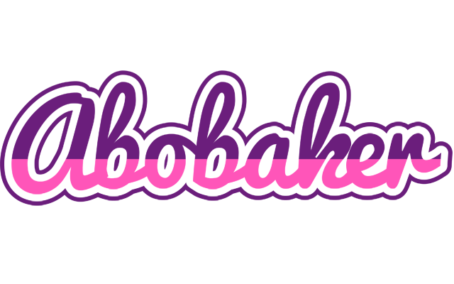 Abobaker cheerful logo