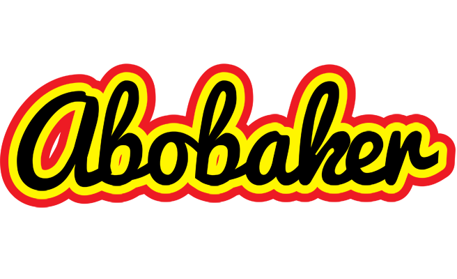 Abobaker flaming logo