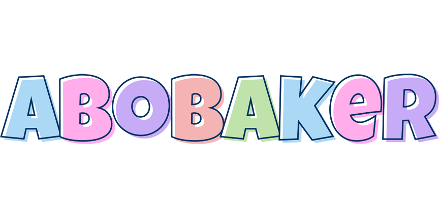 Abobaker pastel logo