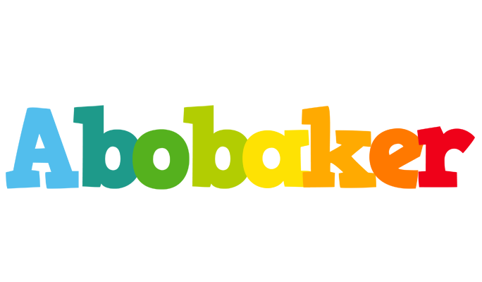 Abobaker rainbows logo