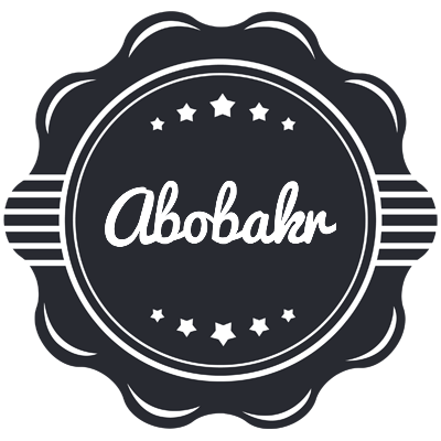 Abobakr badge logo