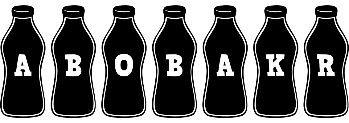 Abobakr bottle logo