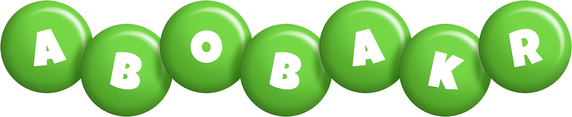 Abobakr candy-green logo