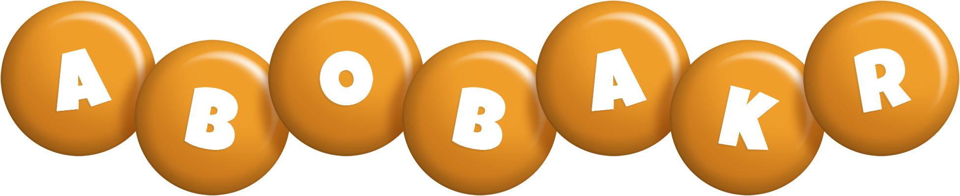 Abobakr candy-orange logo