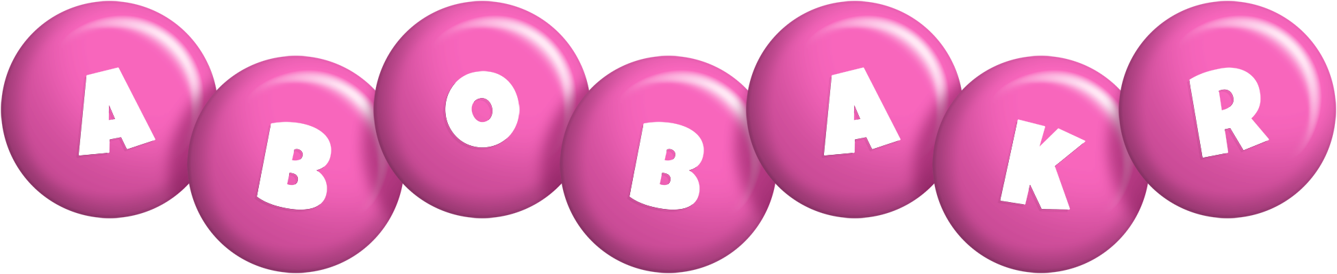 Abobakr candy-pink logo