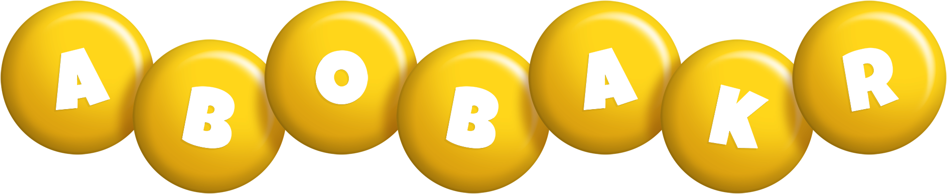 Abobakr candy-yellow logo