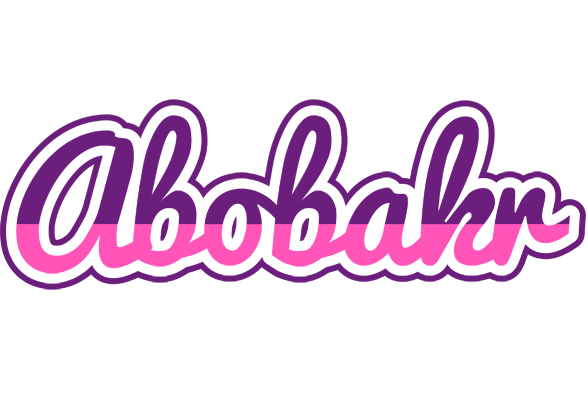 Abobakr cheerful logo