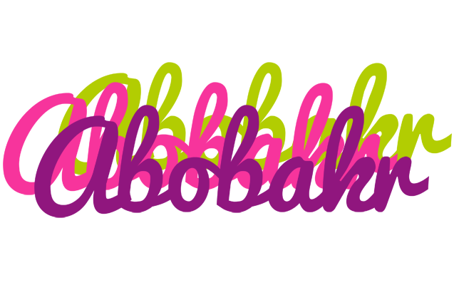 Abobakr flowers logo