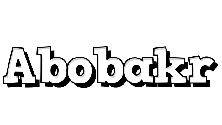 Abobakr snowing logo