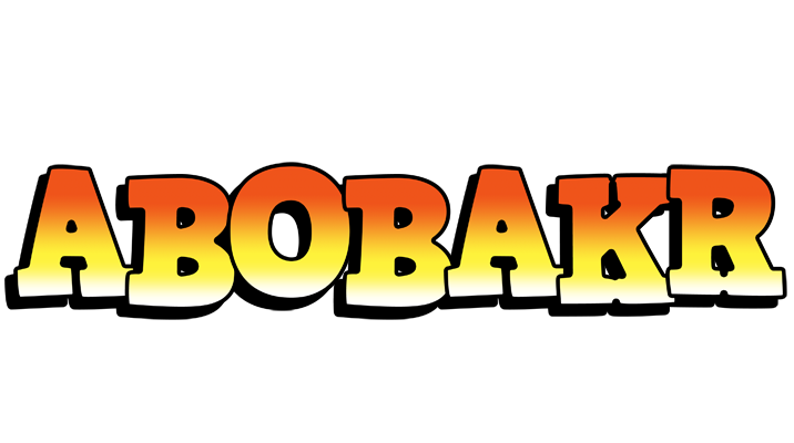 Abobakr sunset logo