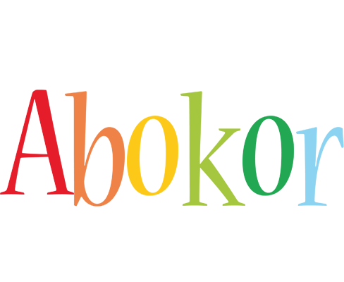 Abokor birthday logo