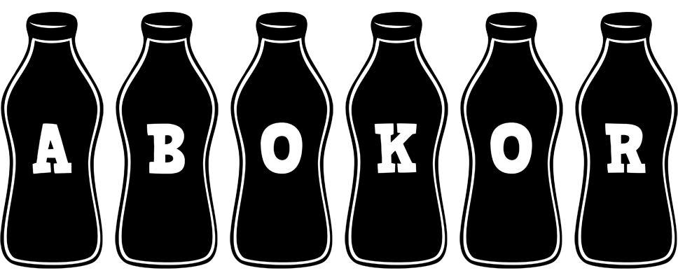 Abokor bottle logo
