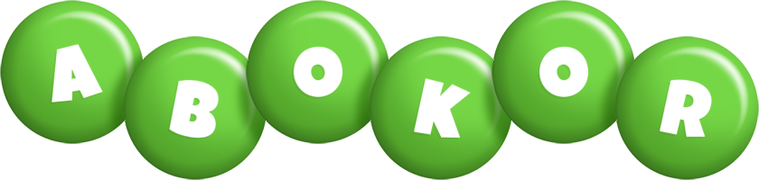 Abokor candy-green logo
