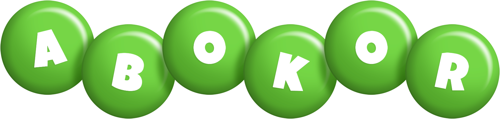 Abokor candy-green logo