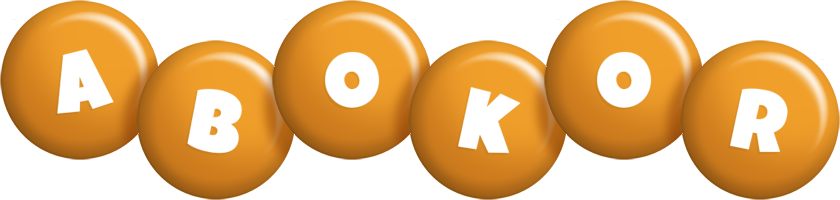 Abokor candy-orange logo