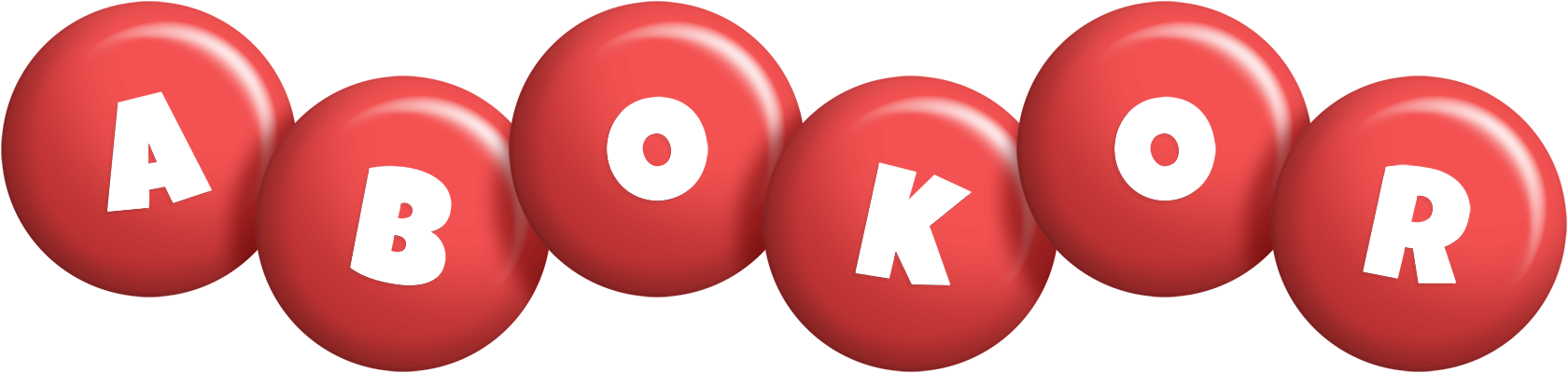 Abokor candy-red logo