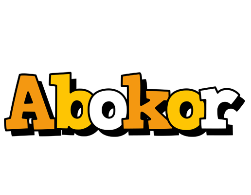 Abokor cartoon logo
