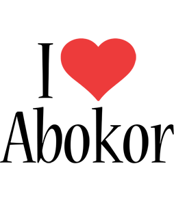 Abokor i-love logo