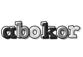 Abokor night logo