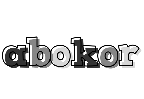 Abokor night logo