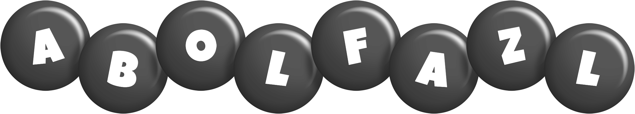 Abolfazl candy-black logo