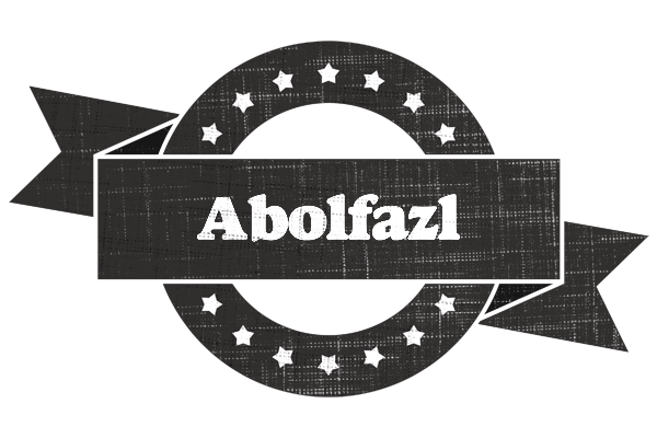 Abolfazl grunge logo