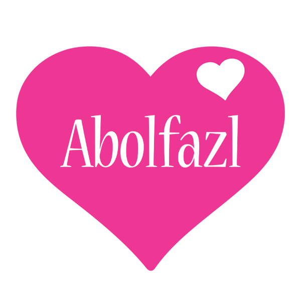Abolfazl love-heart logo