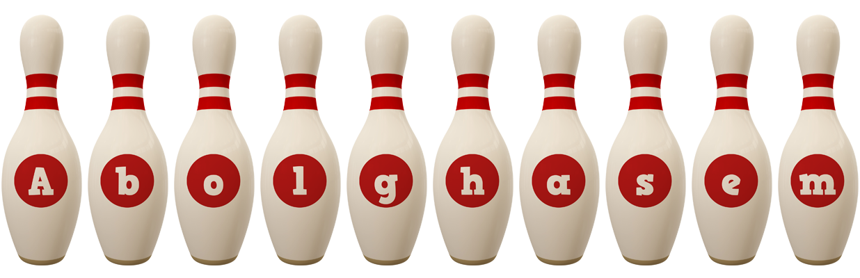 Abolghasem bowling-pin logo