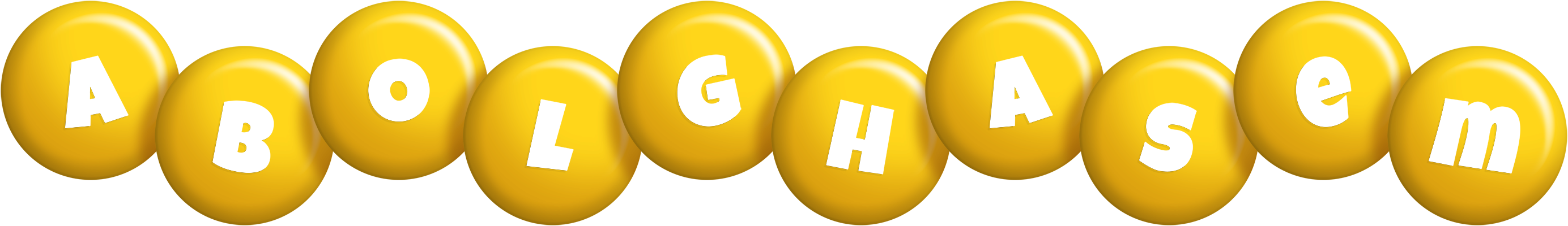 Abolghasem candy-yellow logo