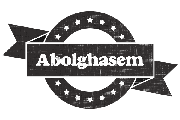 Abolghasem grunge logo
