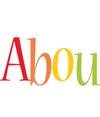 Abou birthday logo