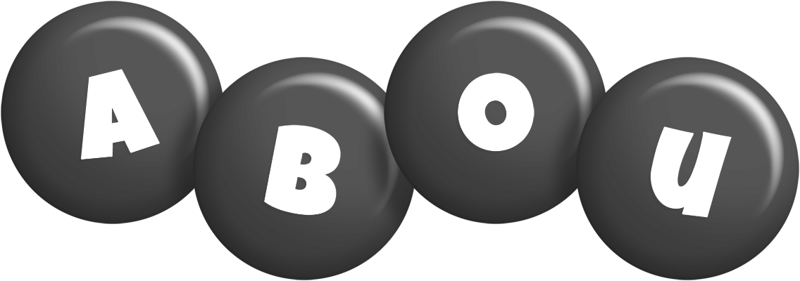 Abou candy-black logo