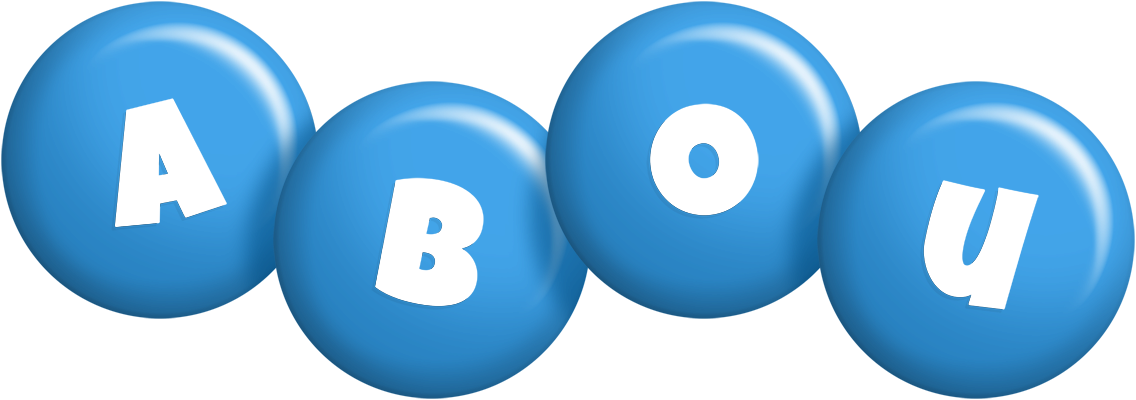 Abou candy-blue logo