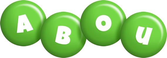 Abou candy-green logo