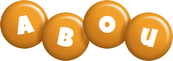 Abou candy-orange logo