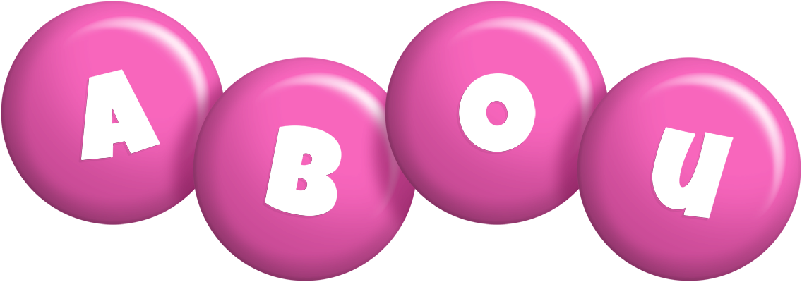 Abou candy-pink logo