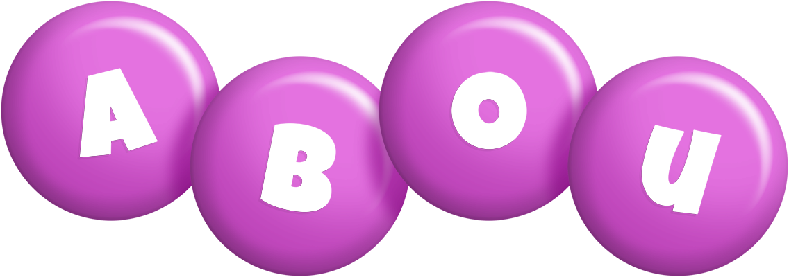 Abou candy-purple logo