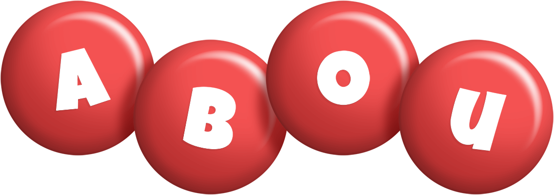 Abou candy-red logo