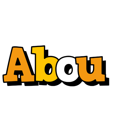 Abou cartoon logo