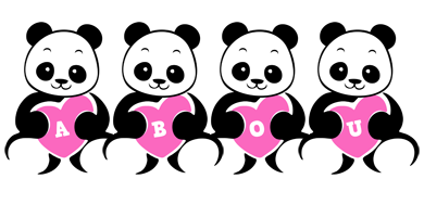 Abou love-panda logo