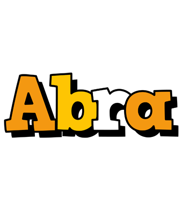 Abra cartoon logo